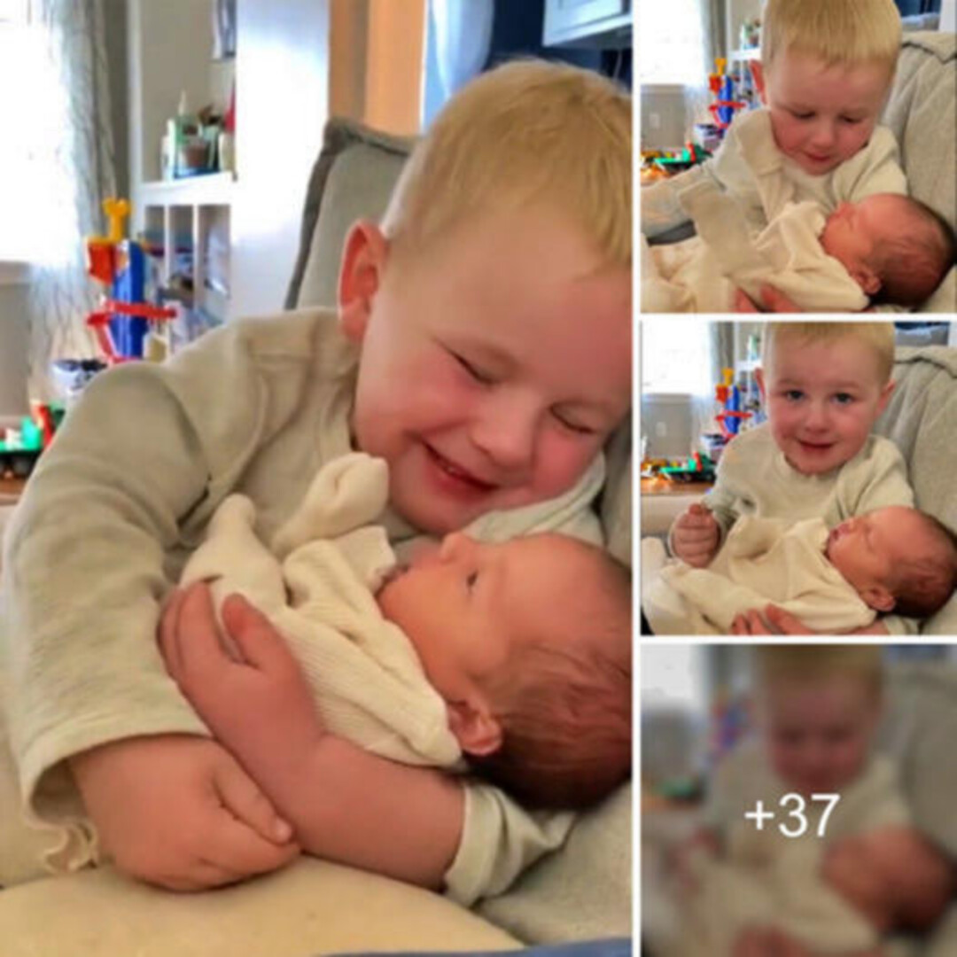 Emotional Moment: Boy’s Tears Touch Many Hearts as He Holds His Baby Sister (Video) ‎
