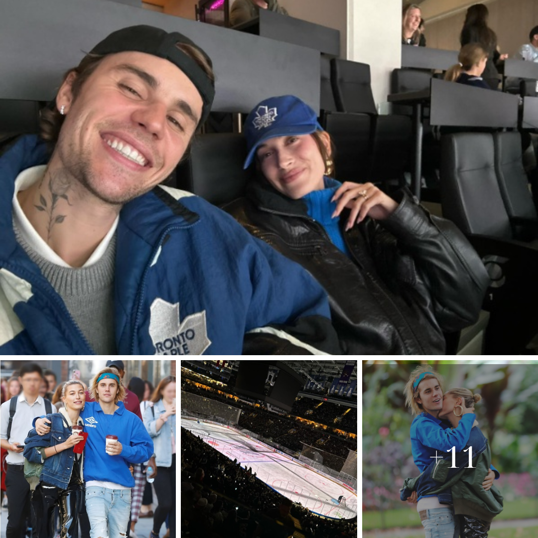 Justin Bieber Shared A Cute Selfie Of Himself And His Wife Enjoying A Toronto Maple Leafs Game, Showing They Had A Great Time.